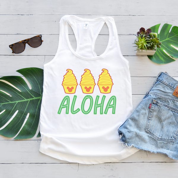 Aloha Dole Whip DIY Shirt with SVG from DIY Vacation Shirts