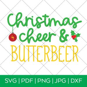 Christmas Cheer and Butterbeer Harry Potter SVG