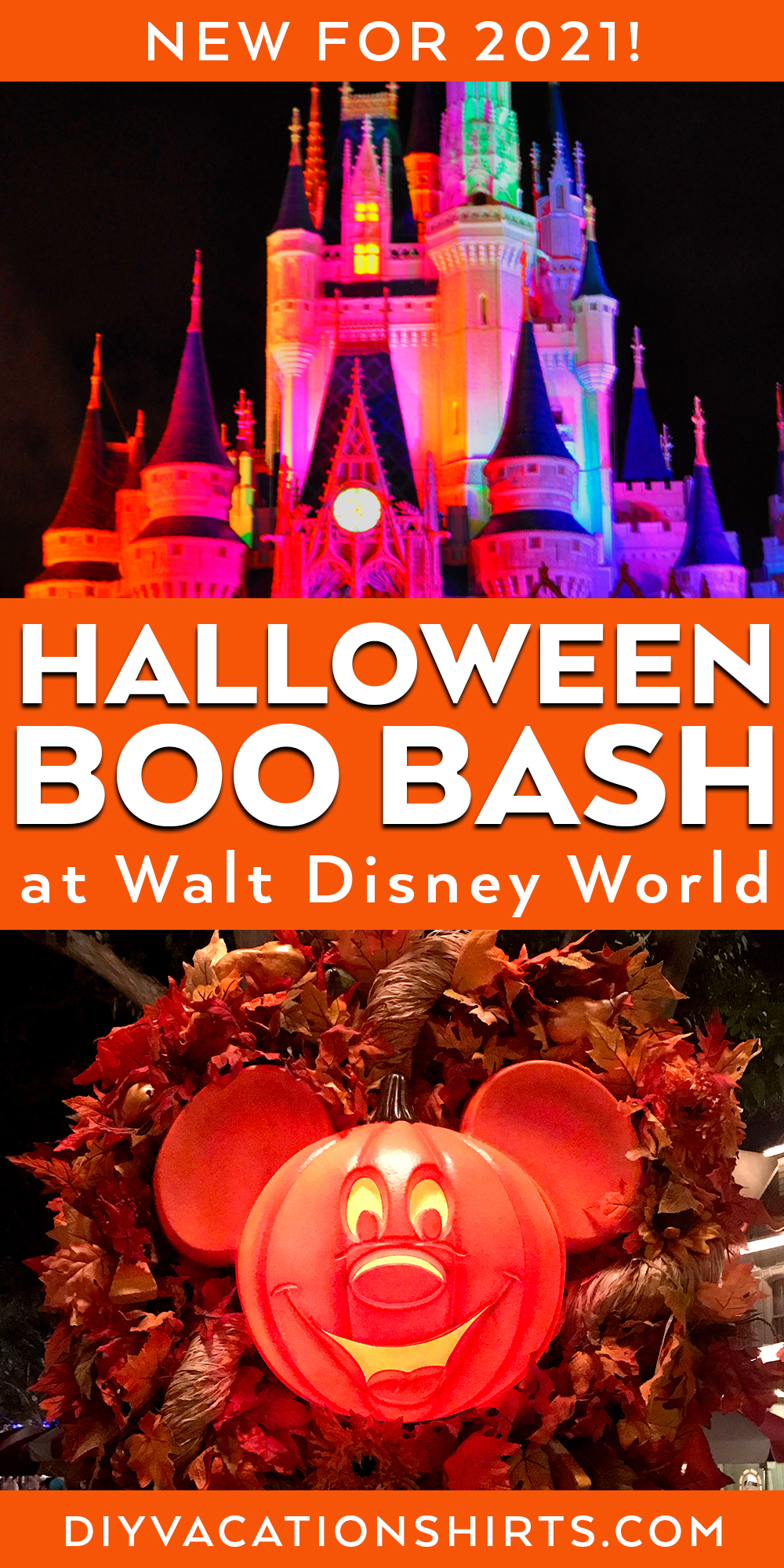 Walt Disney World Boo Bash Tips & Info for 2021 DIY Vacation Shirts
