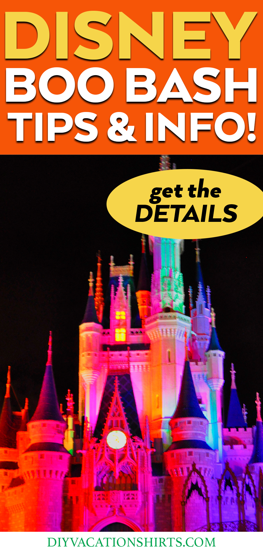 Walt Disney World Boo Bash Tips & Info for 2021 DIY Vacation Shirts