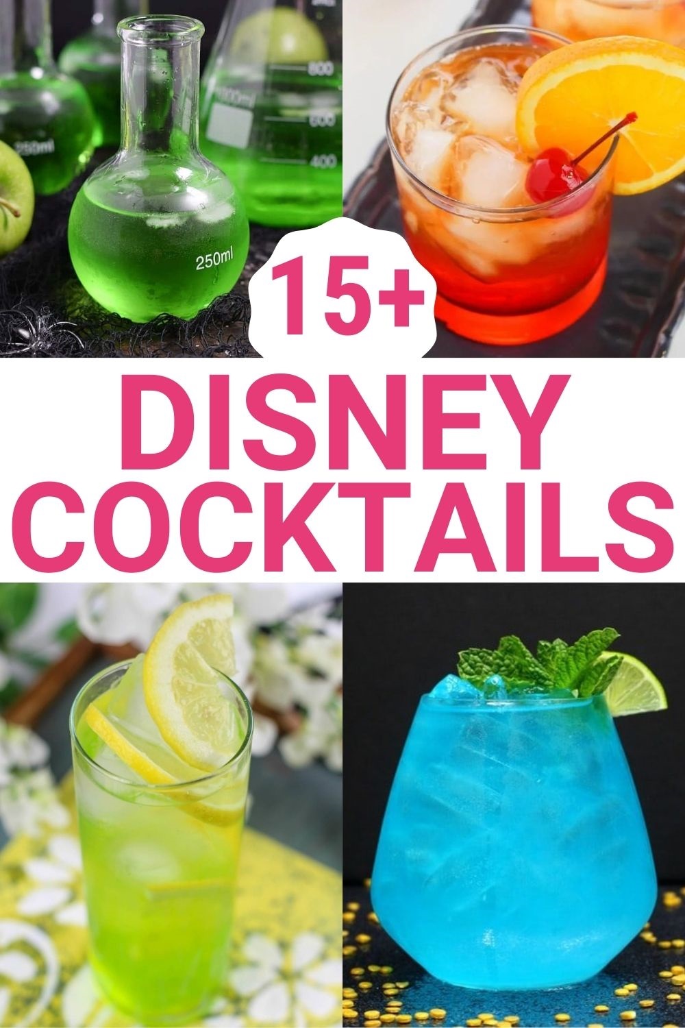 15+ Disney Cocktails - Disney Drinks - Once Upon a Theme Park