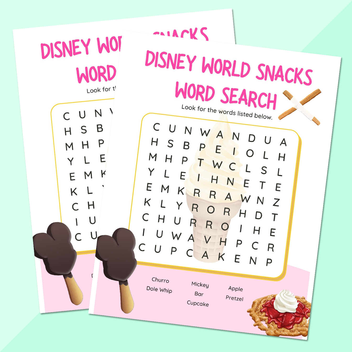 disney kids word search printable