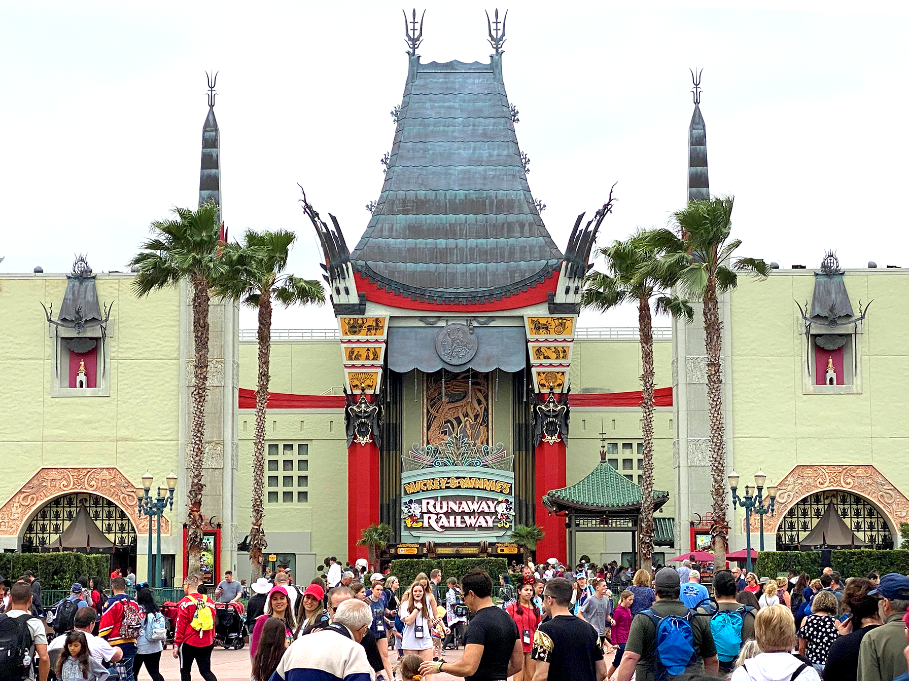 chinese theater with mickey's runaway railway in walt disney world florida