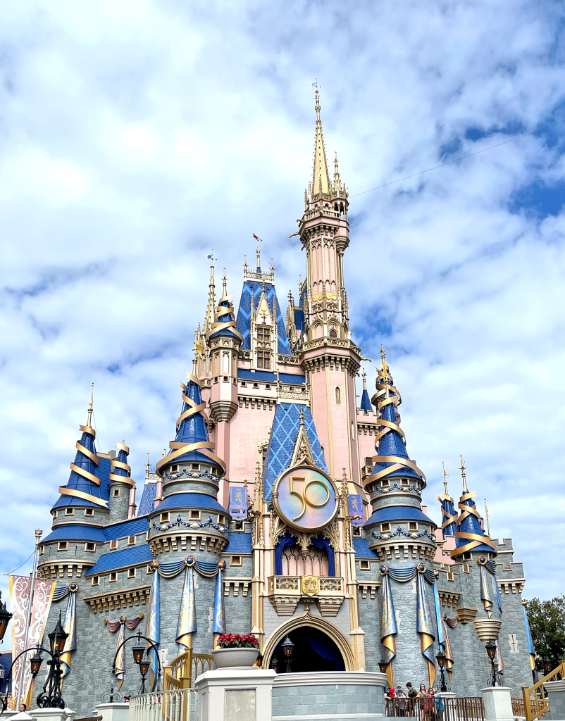 cinderella's castle in magic kingdom at walt disney world