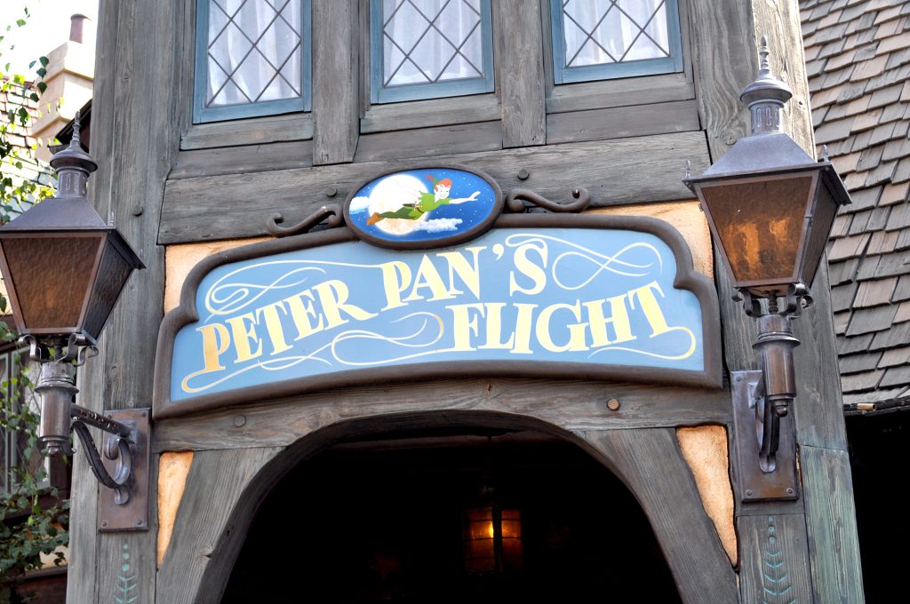 peter pan's flight disneyland california