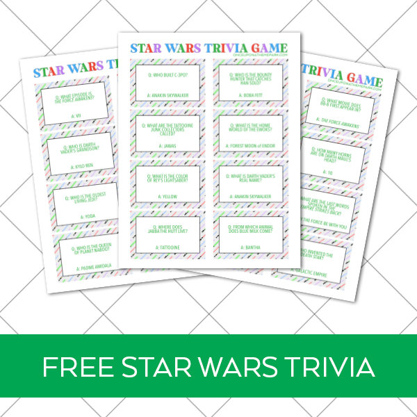 star wars trivia questions with printable sheet examples