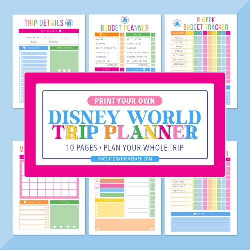 Free Printable Disney Packing List – Once Upon a Theme Park
