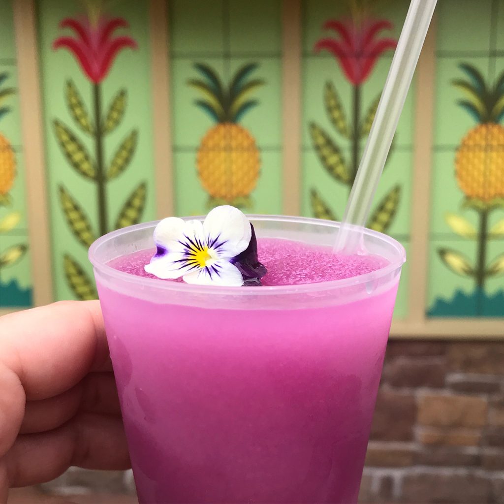 violet lemonade at epcot in walt disney world