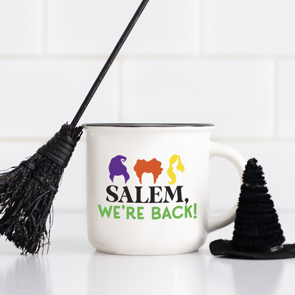 Hocus Pocus 2 Mug with Salem We're Back Free SVG File