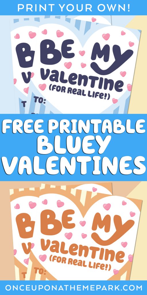 printable bluey and bingo valentines