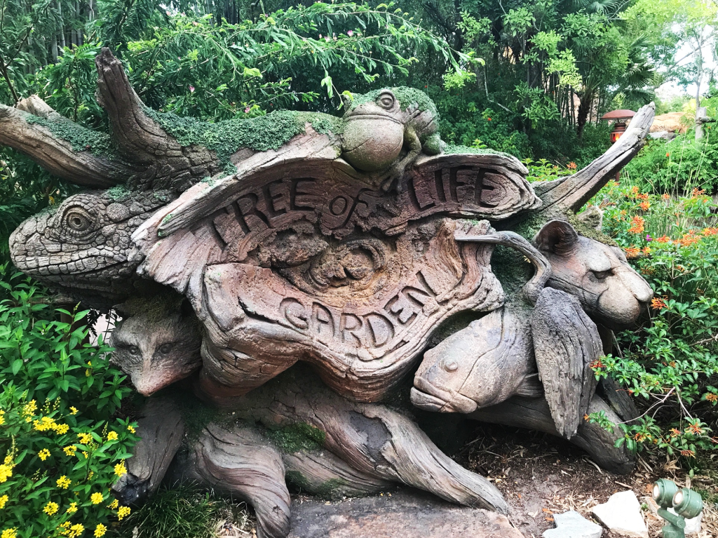 tree of life garden sign