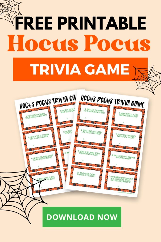 free printable hocus pocus quiz